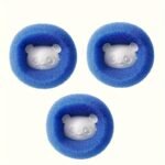 3/6Pcs Pet Hair Removal Laundry Balls - No Electricity Needed, Save Time & Energy, Reduce Wrinkles, Effective Lint & Fur Remover For Dog & Cat Hair, Reusable Laundry Helper For Washing Machine, Pet Hair Remover For Laundry, Textured Surface, Cute Animal Design, Noelectricity Required - Image 12