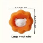 3/6Pcs Pet Hair Removal Laundry Balls - No Electricity Needed, Save Time & Energy, Reduce Wrinkles, Effective Lint & Fur Remover For Dog & Cat Hair, Reusable Laundry Helper For Washing Machine, Pet Hair Remover For Laundry, Textured Surface, Cute Animal Design, Noelectricity Required - Image 13