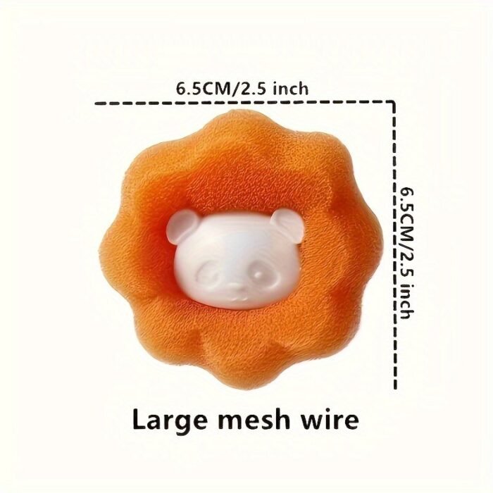 3/6Pcs Pet Hair Removal Laundry Balls - No Electricity Needed, Save Time & Energy, Reduce Wrinkles, Effective Lint & Fur Remover For Dog & Cat Hair, Reusable Laundry Helper For Washing Machine, Pet Hair Remover For Laundry, Textured Surface, Cute Animal Design, Noelectricity Required - Image 13