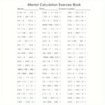 1Pc Advanced-Level Mental Arithmetic Worksheet Series: Enhancing Cognitive Skills Through Challenging Exercises - Image 7
