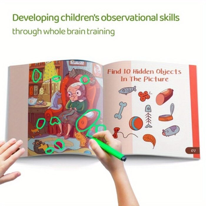 1Pc The Attention Adventure Activity Book: Engaging Concentration Exercises & Games For | Interactive Find & Seek Animal World Challenges | English, Published By Zhidian International, Release Date 2024-05-01 - Image 5