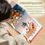 1Pc The Attention Adventure Activity Book: Engaging Concentration Exercises & Games For | Interactive Find & Seek Animal World Challenges | English, Published By Zhidian International, Release Date 2024-05-01 - Image 6