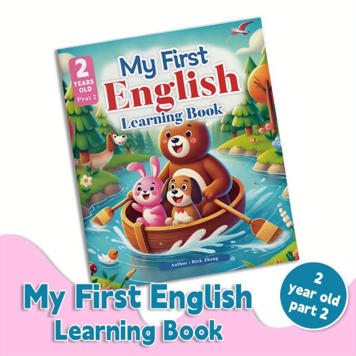 My First English Learning Book - Educational Chapter Book For Toddlers - Language Skills Development - Published By Zhidian International (Usa) Llc - English, Ideal For 2 Years Old - Publication Date 2024-05-01 - 1Pc - Image 1