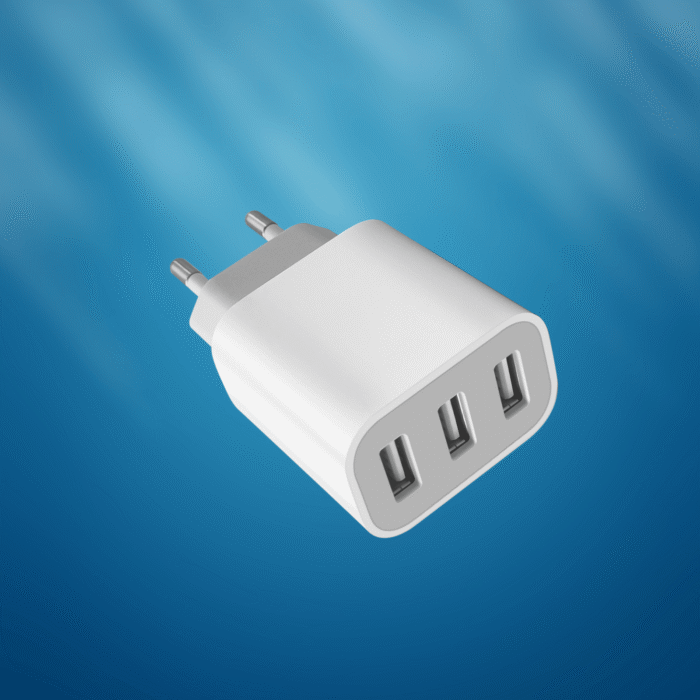 3 Port Quick Charger Usb Wall Charger, Charger Adapter, Plug Cube For Iphone 14 13 12 11 Pro Max 10 Se X Xs 8 Plus For Power Block Fast Charging Box Brick - Image 3