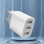3 Port Quick Charger Usb Wall Charger, Charger Adapter, Plug Cube For Iphone 14 13 12 11 Pro Max 10 Se X Xs 8 Plus For Power Block Fast Charging Box Brick
