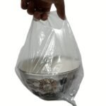 100Pcs Large Transparent Disposable Food Storage Bags - Leakproof, Freezer-Safe For Supermarket & Convenience Store Use - Image 8