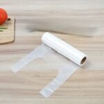 100Pcs Large Transparent Disposable Food Storage Bags - Leakproof, Freezer-Safe For Supermarket & Convenience Store Use - Image 3