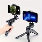 360? Anti-Shake Phone Tripod Mount ? Portable Adjustable Smartphone Holder For Live Streaming & Photography | Perfect Gift For Content Creators