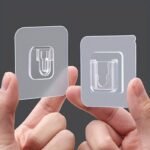 1/3/5 Pairs Strong Adhesive Hooks, No Traces, Mother Buckles, No Punching, Multi-Functional, Waterproof, For Bathroom, Kitchen, Home, Wall Hanging, Mobile Adhesive Hooks, Utility Hooks - Image 7