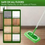 5Pcs Reusable Microfiber Mop Pads For Sweeper Mop - Dry Sweeping Cloths & Wet Mopping Cloths For Household Cleaning - Washable Wet Pads For Mopping Floors (Mop Is Not Included) - Image 5