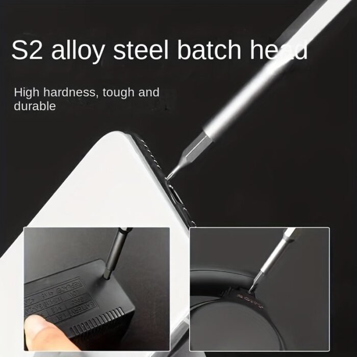 25-In-1 Precision Screwdriver Set, Multi-Function Repair Tools For Mobile Phone & Tablet Disassembly, Durable Plastic, Uncharged - With Various Screw Heads - Image 7