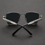 Retro Punk Glasses Square Metal Frame Retro Fashion Punk Steam Style Glasses, Men'S And Women'S Party Decorative Eyewear - Image 6