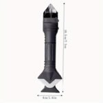 1 Set 3-In-1 Silicone Caulking Tool With Stainless Steel Head- Ideal For Sealing, Cleaning, And Scraping Glue- Durable Plastic Handle For Easy Use, Caulking Tool| Ergonomic Handle| Durable Plastic - Image 2