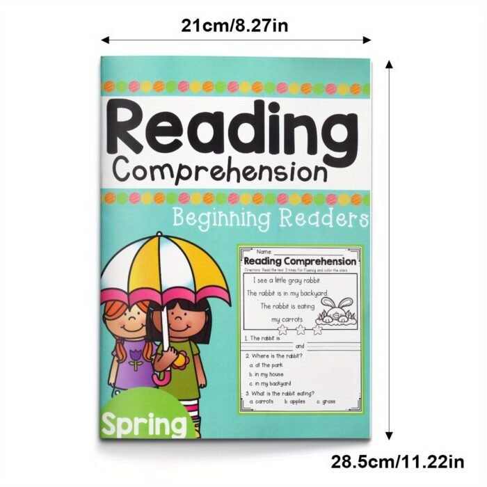 Spring Reading Comprehension Workbook For Beginning Readers: Short Stories With Picture Clues, Questions, And Writing Practice | 24 Pages Of Fun Seasonal Literacy Activities - Image 3