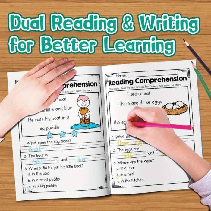 Spring Reading Comprehension Workbook For Beginning Readers: Short Stories With Picture Clues, Questions, And Writing Practice | 24 Pages Of Fun Seasonal Literacy Activities - Image 6