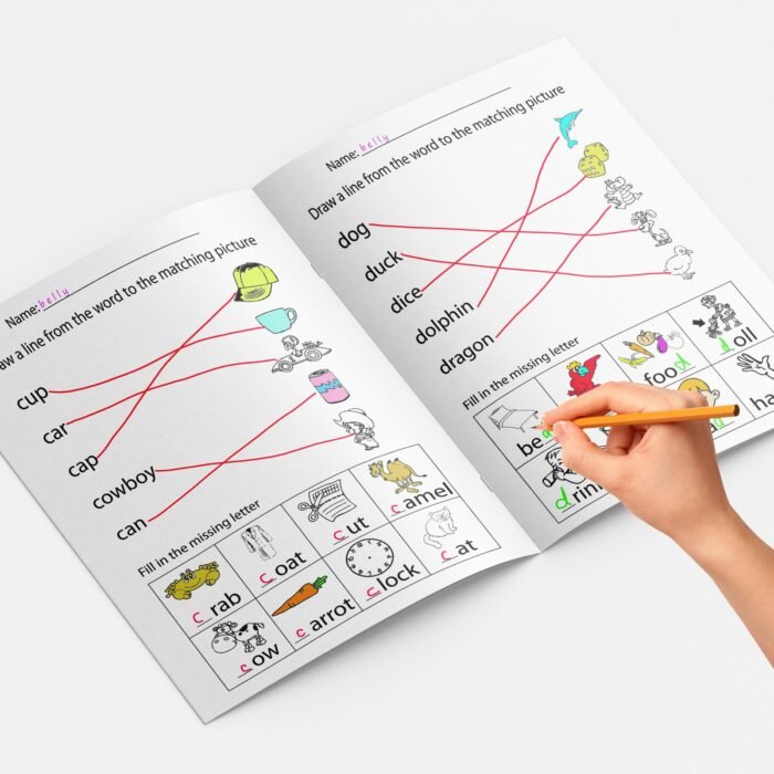 A Fun And Simple Alphabet Workbook For Children Featuring Abcs And Phonics. - Image 2
