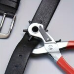 1Pc Heavy-Duty Faux Leather Belt Hole Punch Pliers ? Rotary Steel Hand Tool With Red Rubberized Grip For Belts, Sewing Projects & Crafting ? Perfect Gift For Diy Enthusiasts, Faux Leather Hole Punch Tool, Leatherworking Equipment | Efficient Hole Puncher | Durable Hand Tool - Image 2