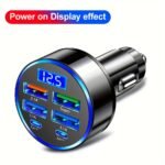 Lan Xun Ultra-Fast Dual Pd Usb& Type-C Car, 12-24V Quick Charge With Digital Display And Overcharge Smartphones, Portable - Image 4