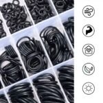 225Pcs Oring O-Ring Assortment Set - Oil & Water Resistant, Durable Synthetic Rubber Seals In Various Sizes For Automotive & Machinery Applications, Includes 6-18Mm Sizes For Optimal Performance, Automotive Seals|Uniform Design|Durable Construction - Image 6