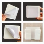 Wall-Mounted Phone Holder, Adhesive Pc Material, No-Drill Remote Control Storage Rack, Suitable For Bathroom, Kitchen, Hotel Bedside - Smart Charging Station Available All Year Round - Image 7