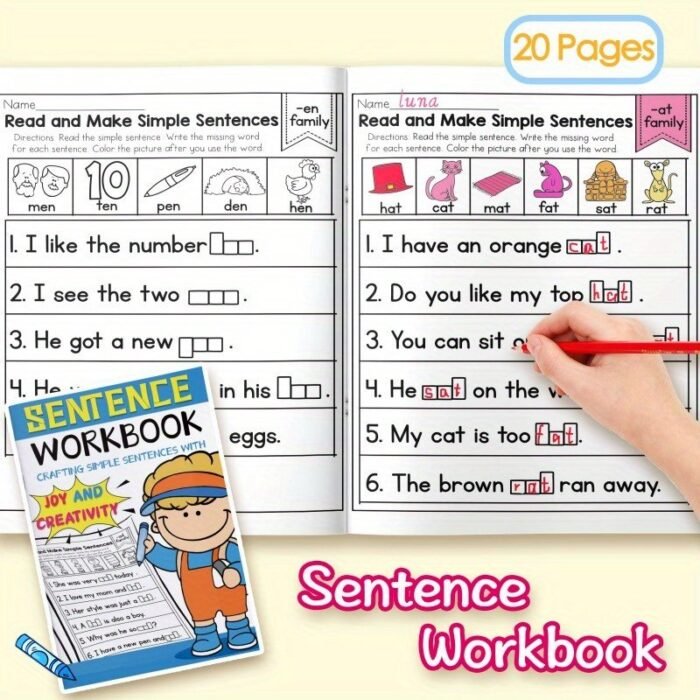 A Book For Children To Learn Sentences: Packed With Valuable Content, Essential For Starting Their Education, And An Excellent Resource For Early Learning. - Image 1