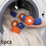 3/5/6Pcs Pet Hair Removal Laundry Balls - Time & Energy-Saving, Wrinkle Reduction, No Electricity Needed, Durable Polycarbonate, Ideal For Delicates & Heavy Duty Washes, Laundry Room Accessories, Playful Design, Smooth Texture - Image 11