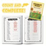 Scrambled Words Activity Book For Kids | Fun Spelling & Vocabulary Games | Educational Language Learning Workbook - Image 2