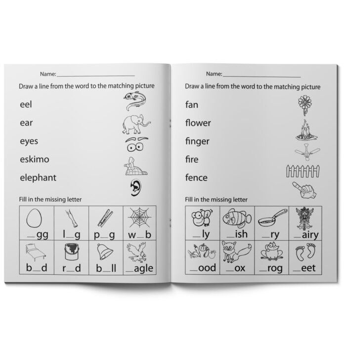 A Fun And Simple Alphabet Workbook For Children Featuring Abcs And Phonics. - Image 6