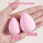 1Pc Ultra-Soft Hydrophilic Pu Makeup Sponge - Dual-Use, Wet & Dry Beauty Blender For Flawless Foundation Application, Fragrance-Free, Suitable For All Skin Types - Image 10