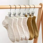 10Pcs Metal Pants Hangers With Clips, Multi-Functional Stainless Steel Clothes Hangers, Space-Saving Closet Organizer For Household Storage, Hat And Clothing Rack Accessories - Image 5