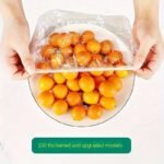 100-Pack Reusable Elastic Food Storage Covers - Transparent Stretchable Plastic Bowl Plate Seal Wrap, Unscented, Perfect Alternative To Aluminum Foil And Cling Film - Image 4