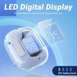 Transparent Wireless Headphones With Led Digital Display, Enjoy Immersive Gaming Experience, Hifi Stereo Sound, Control, And High-Definition Calling, Suitable Outdoor Activities, Gaming, And Phone Calls, Long Life Battery For Lasting Endurance - Image 12