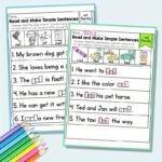 A Book For Children To Learn Sentences: Packed With Valuable Content, Essential For Starting Their Education, And An Excellent Resource For Early Learning. - Image 3
