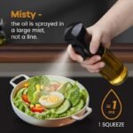 1Pc Bpa-Free Plastic Oil Sprayer Bottle - Leak-Proof Dual-Use Olive Oil & Vinegar Dispenser With Mist & Stream Functions, Perfect For Cooking, Grilling, And Salad Dressing, Cooking Oil Sprayer | Modern Kitchen Accessory | Durable Plastic Bottle, Oil Sprayer For Cooking - Image 9