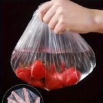 100-Pack Reusable Elastic Food Storage Covers - Transparent Stretchable Plastic Bowl Plate Seal Wrap, Unscented, Perfect Alternative To Aluminum Foil And Cling Film - Image 9