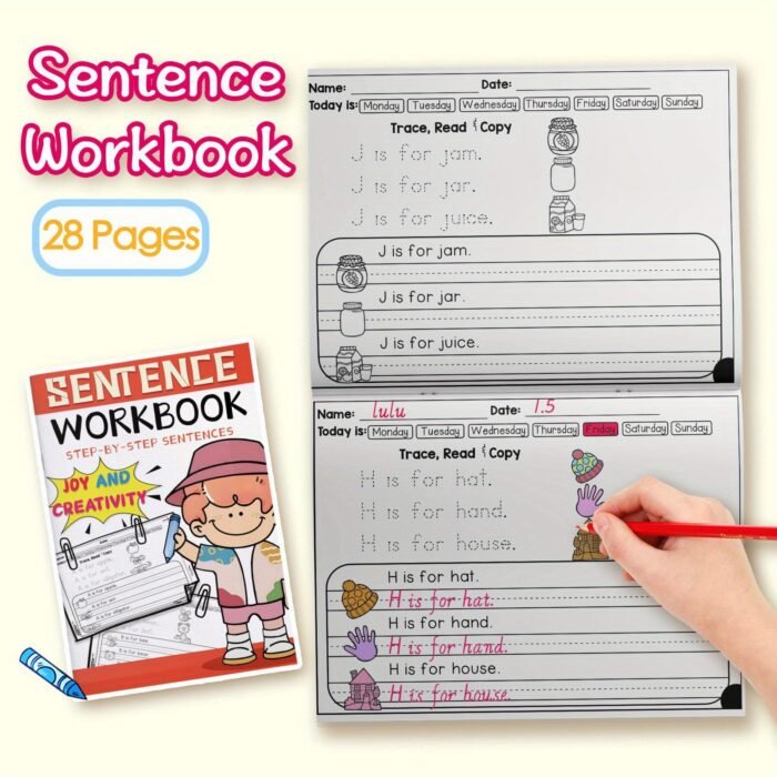 An Engaging Workbook For Children To Learn The Art Of Forming Basic Sentences - Image 4