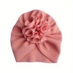 Adorable & Cozy Baby Flower Turban Hats - Soft Head Wraps For Newborns & Nursery Cuteness! - Image 7