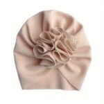 Adorable & Cozy Baby Flower Turban Hats - Soft Head Wraps For Newborns & Nursery Cuteness! - Image 5