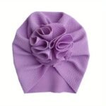 Adorable & Cozy Baby Flower Turban Hats - Soft Head Wraps For Newborns & Nursery Cuteness! - Image 15