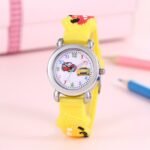 1Pc Boys Girls Teen Cute Car Print Round Dial Quartz Watch For Gift Daily Life - Image 3