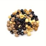 50Pcs Mini Hair Claw Clips Headwear For Kids Girls Plastic Braids Maker Beads Colorful Hollow Hairpins Ornament Clips, Ideal Choice For Gifts - Image 7