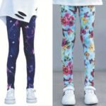 1/2Pcs Girls' Pants Youngsters'S Elastic Bottoming Pants Printed Long Pants Non-Ball - Image 19
