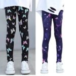 1/2Pcs Girls' Pants Youngsters'S Elastic Bottoming Pants Printed Long Pants Non-Ball - Image 15