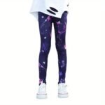 1/2Pcs Girls' Pants Youngsters'S Elastic Bottoming Pants Printed Long Pants Non-Ball - Image 5