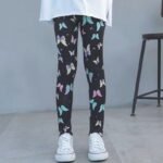1/2Pcs Girls' Pants Youngsters'S Elastic Bottoming Pants Printed Long Pants Non-Ball - Image 18