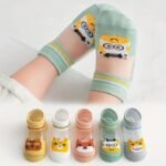 5Pairs Boys Girls Kids Thin Mesh Breathable Soft Comfy Socks, Cartoon Cute Socks, Children'S Trendy Socks For Spring Summer - Image 6