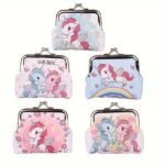 Bdqpin Adorable Unicorn-Themed Mini Wallet For Girls - Durable Faux Leather Coin Purse With Colorful Cartoon Designs, Snap Closure - Ideal For Cash, Keys & Small Items - Perfect Gift For Halloween/Christmas/Thanksgiving
