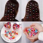50Pcs Mini Hair Claw Clips Headwear For Kids Girls Plastic Braids Maker Beads Colorful Hollow Hairpins Ornament Clips, Ideal Choice For Gifts - Image 10