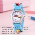 1Pc Boys Girls Teen Cute Car Print Round Dial Quartz Watch For Gift Daily Life - Image 6