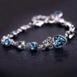 Stunning Heart Of Ocean Rhinestone Bracelet For Girls- Trendy And Elegant Jewelry, Ideal Choice For Gifts - Image 2